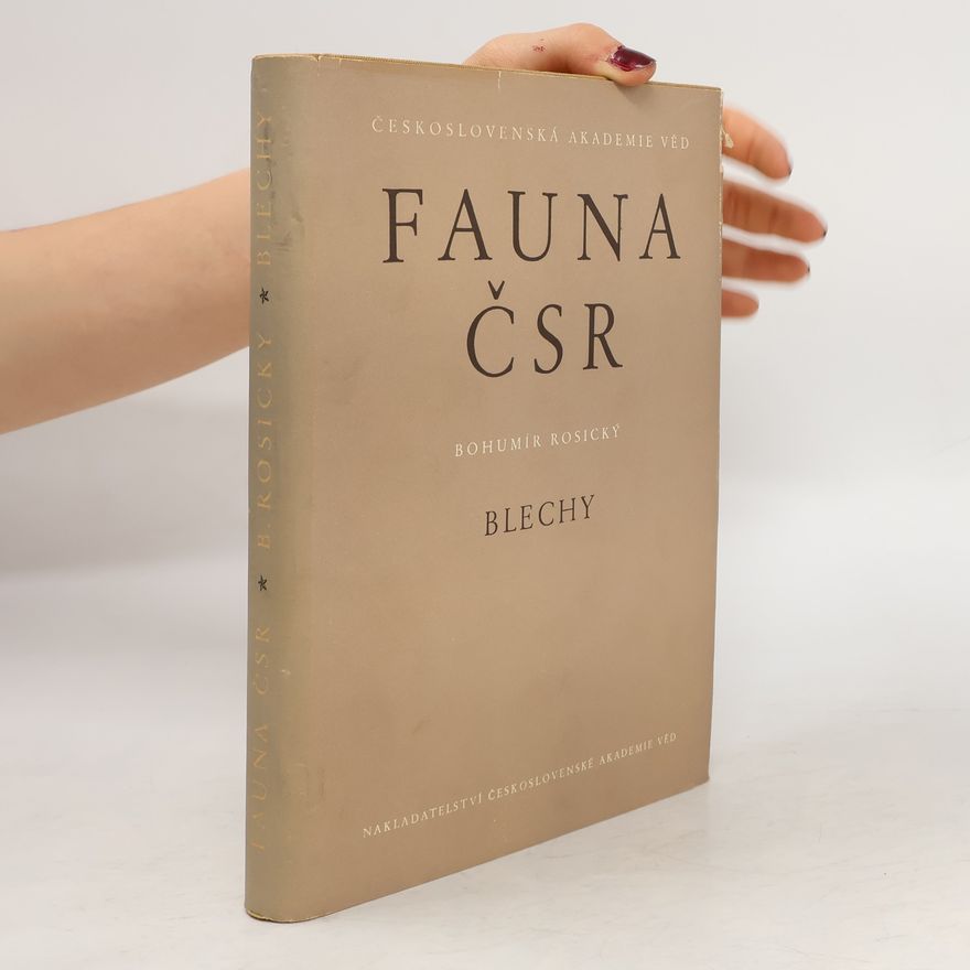 Bohumír Rosický Fauna ČSR: Blechy