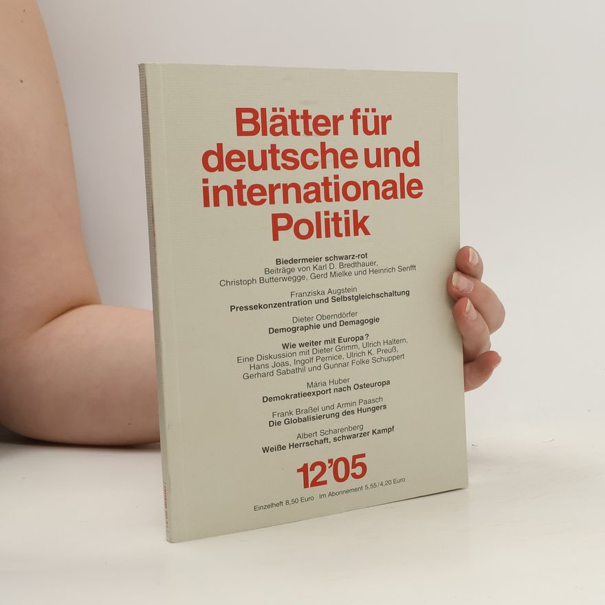 Autorenkollektiv Blätter für deutsche und internationale Politik 12'05