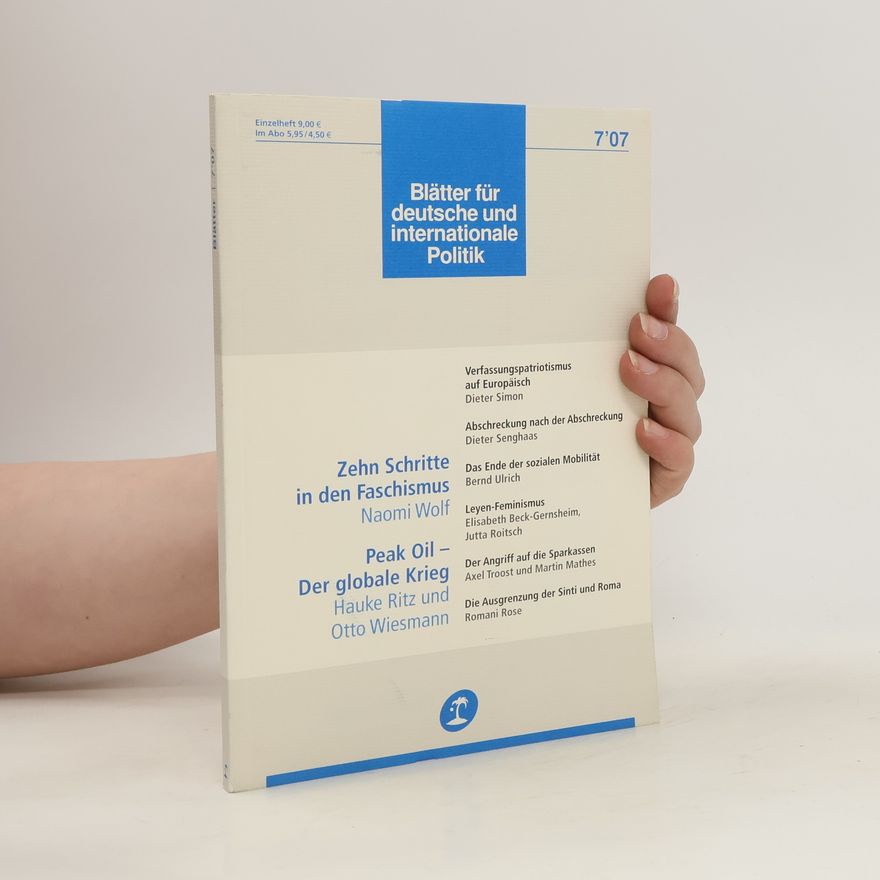 Autorenkollektiv Blätter für deutsche und internationale Politik. Heft 7