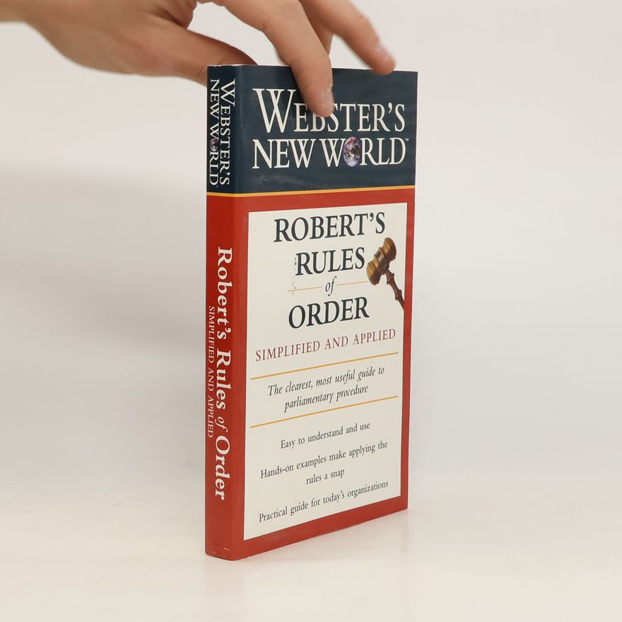 Autorenkollektiv Webster's New World Robert's Rules of Order