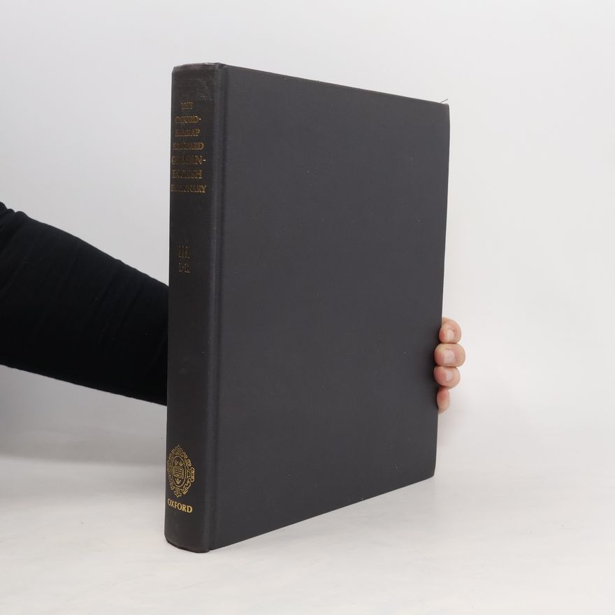 Trevor David Jones Harrap's Standard German and English Dictionary III.