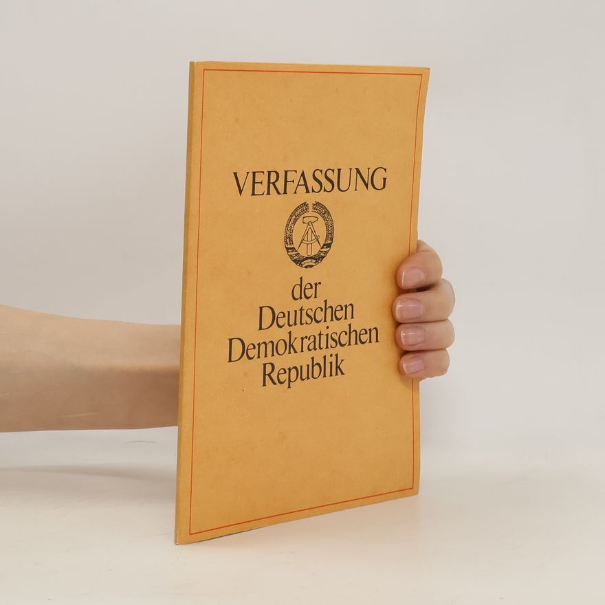 Autorenkollektiv Verfassung der Deutschen Demokratischen Republik