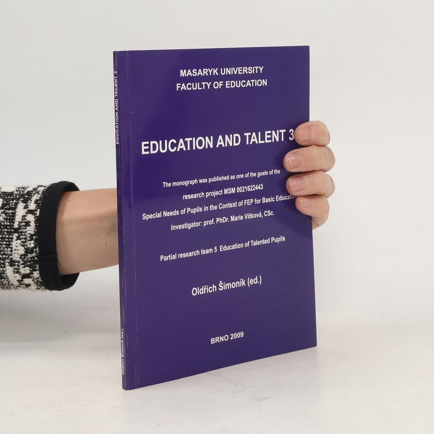 Oldřich Šimoník Education and Talent 3