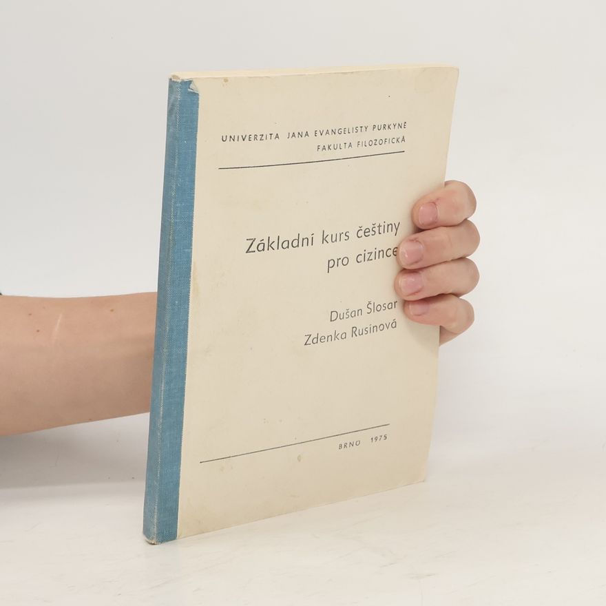 Zdenka Rusínová Základní kurs češtiny pro cizince
