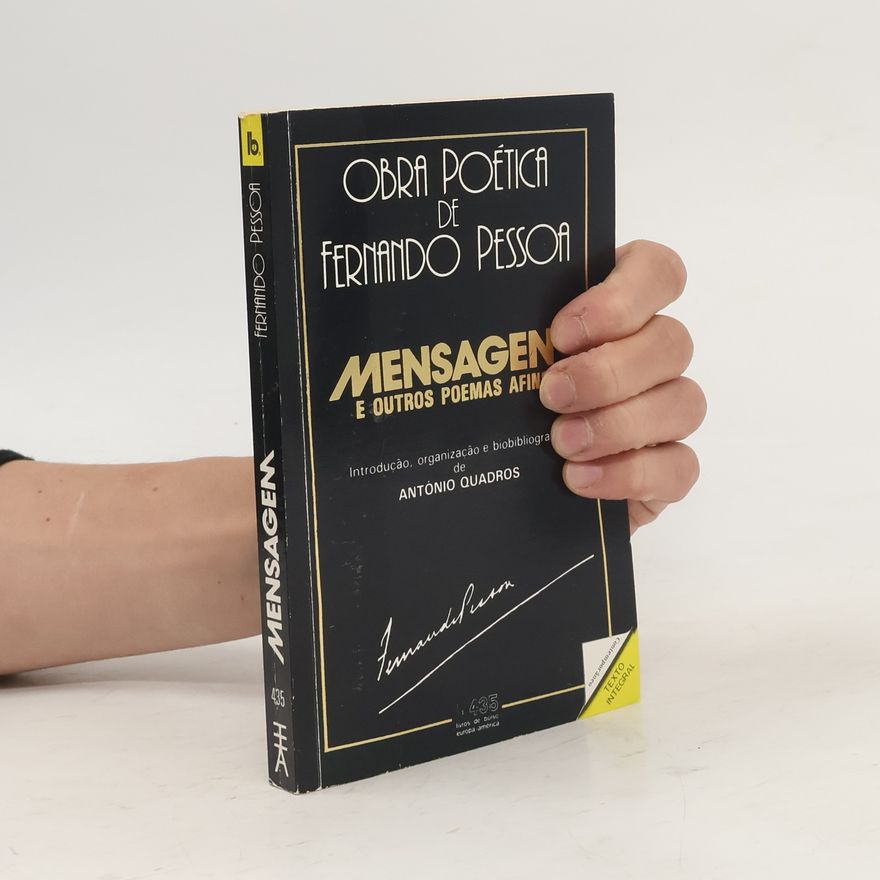 António Quadros Mensagem e outros poemas afins