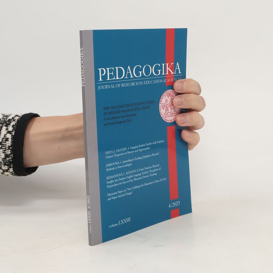 Kolektiv autorů Pedagogika 4/2023. Journal of Research in Educational Sciences