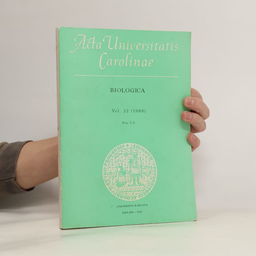 Kolektiv autorů Acta Universitatis Carolinae: Biologica. Vol. 32