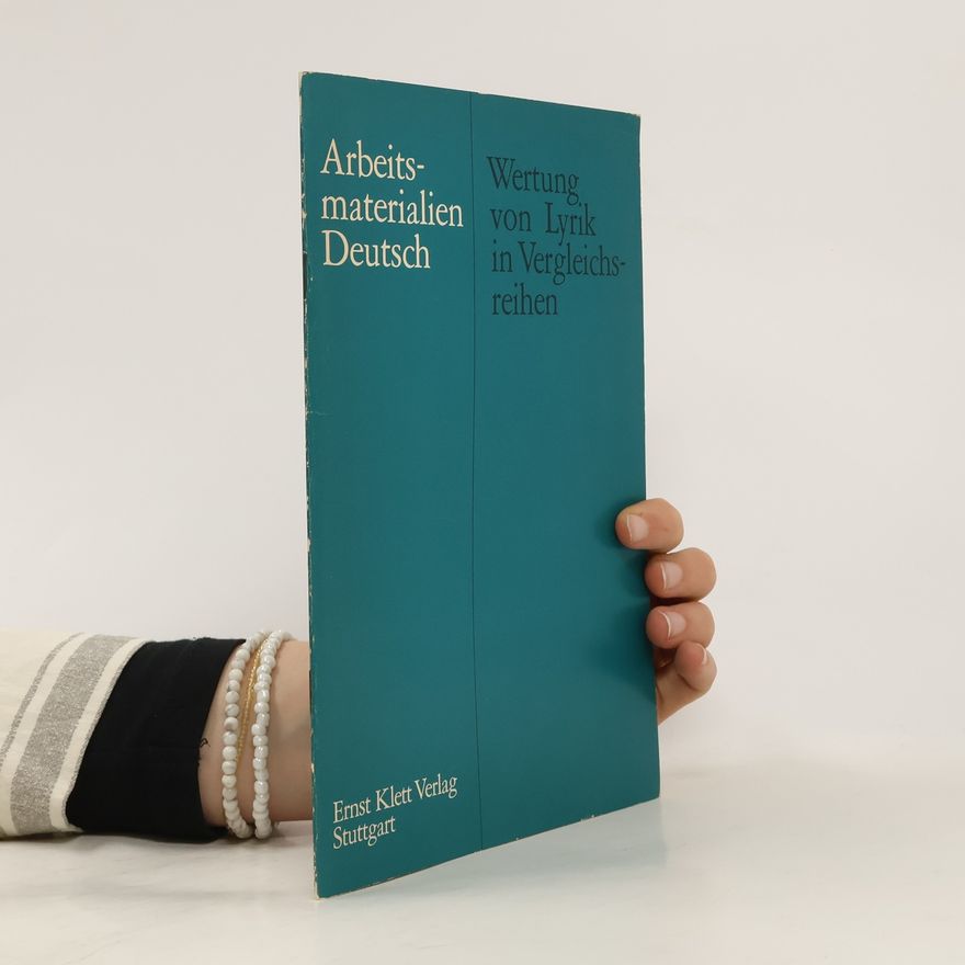 Autorenkollektiv Wertung von Lyrik in Vergleichsreihen