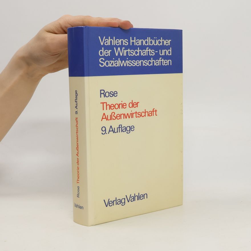 Klaus Rose Theorie der Aussenwirtschaft