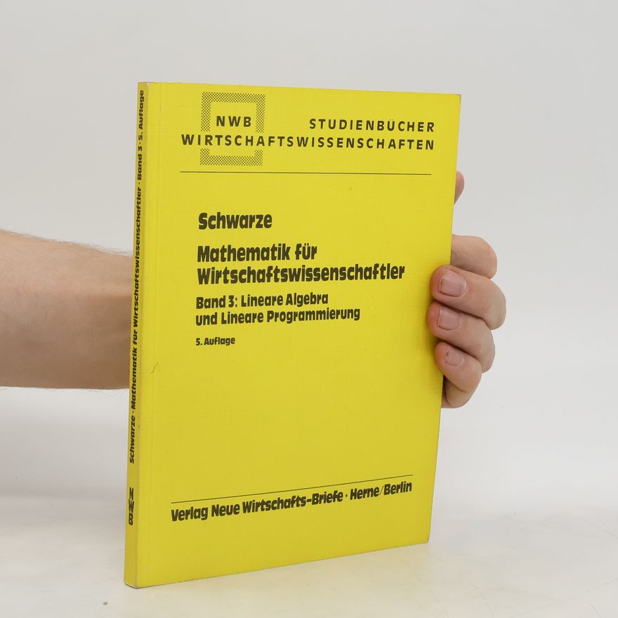 Kolektiv autorů Mathematik für Wirtschaftswissenschaftler. Band 3