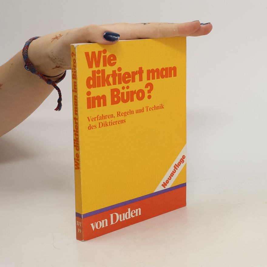 Wolfgang Manekeller Duden "Wie diktiert man im Büro?"