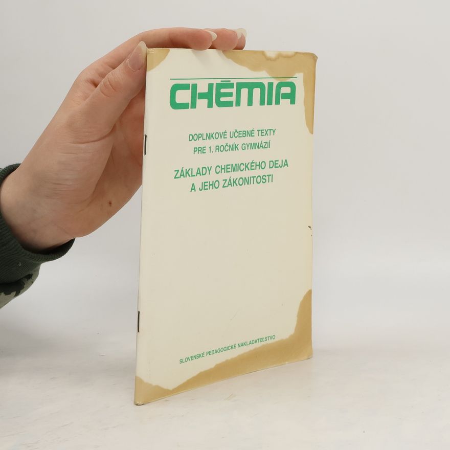Miroslav Prokša Chémia. Základy chemického deja a jeho zákonitosti