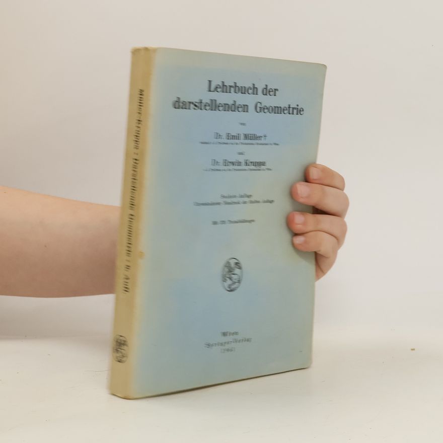 Emil Müller Lehrbuch der darstellenden Geometrie