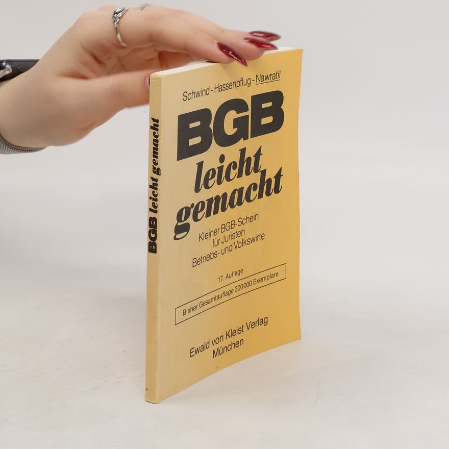 Heinz Nawratil BGB leicht gemacht