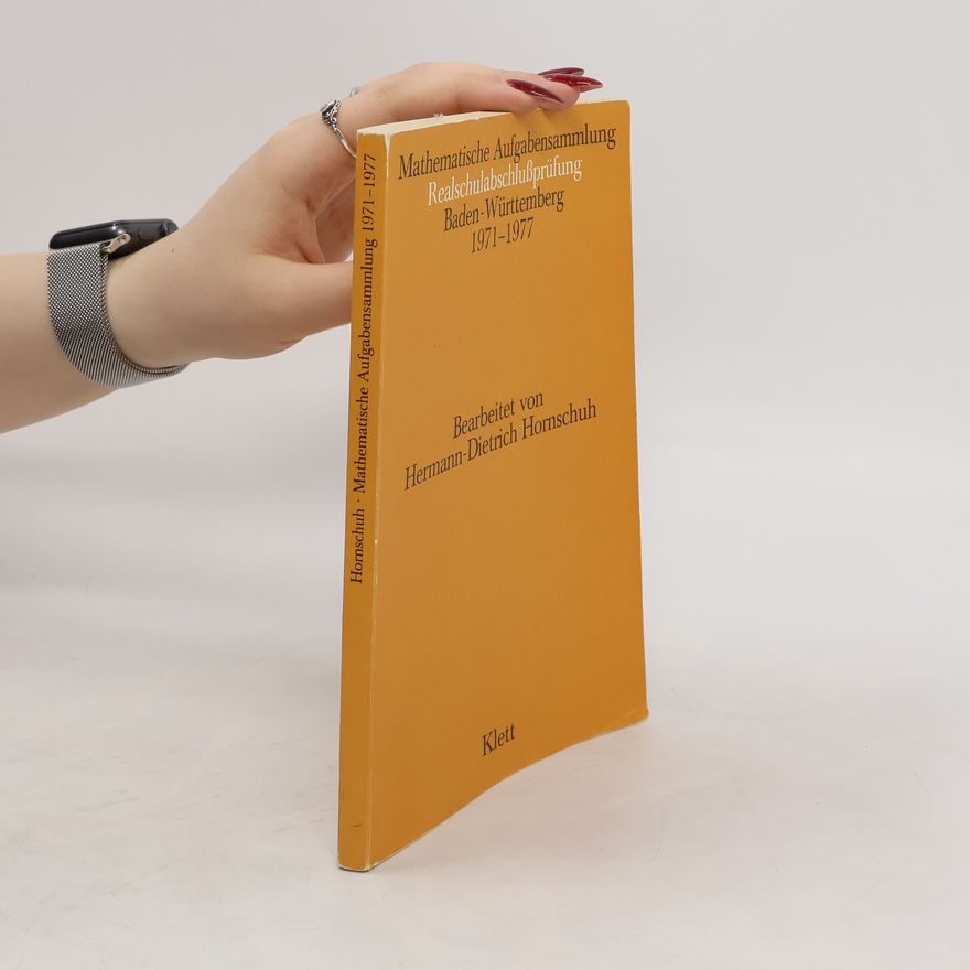Hermann Dietrich Mathematische Aufgabensammlung Realschulabschlußprüfung Baden-Württemberg