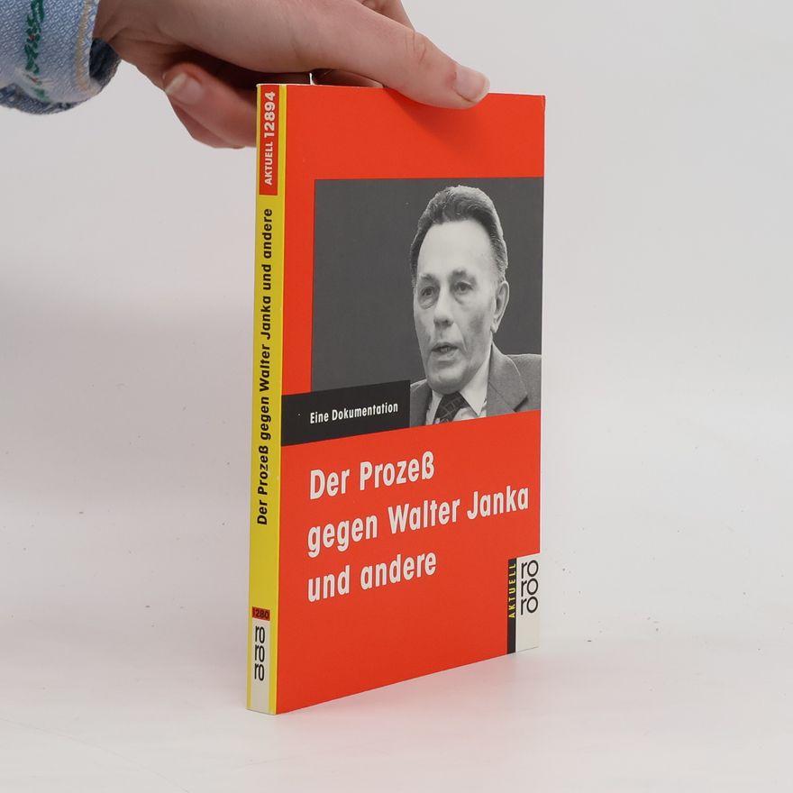 Brigitte Hoeft Der Prozess gegen Walter Janka und andere