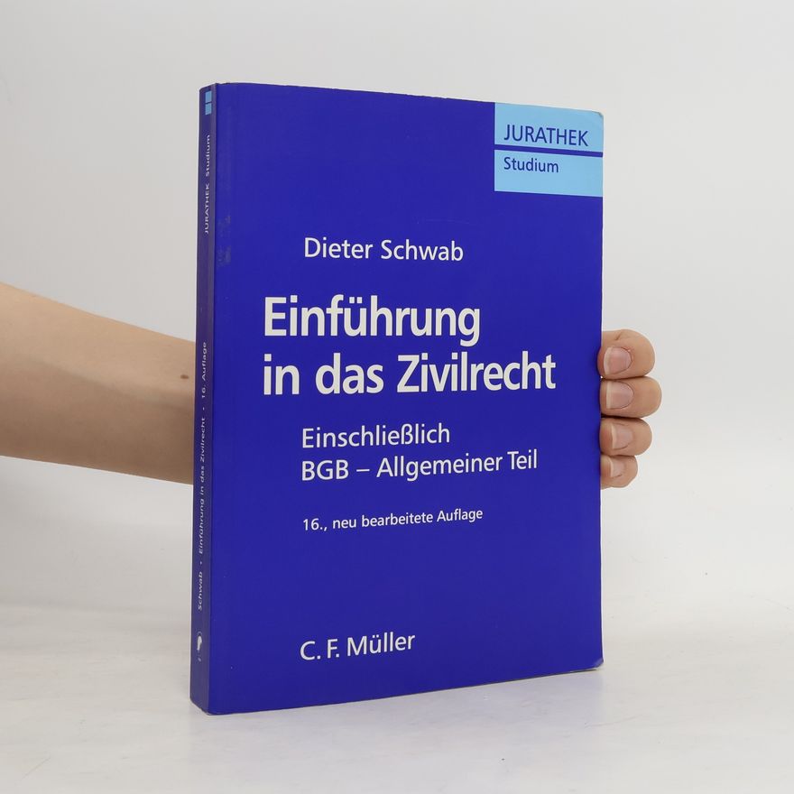 Dieter Schwab Einführung in das Zivilrecht
