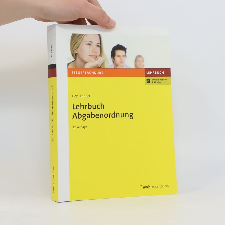 Uta Hey Lehrbuch Abgabenordnung