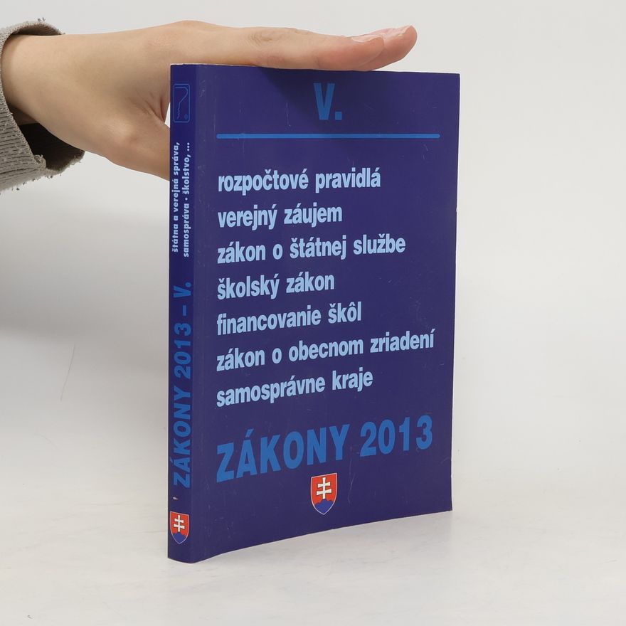 Kolektív autorov Zákony V./2013