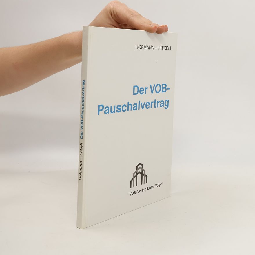 Olaf Hofmann Der VOB-Pauschalvertrag
