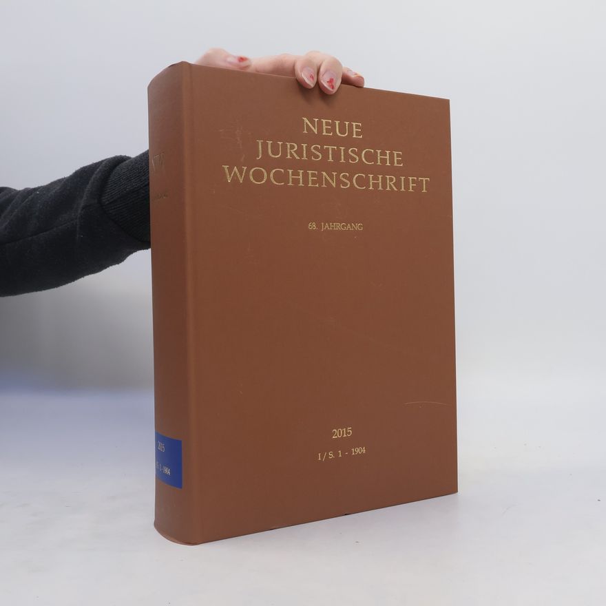 Kolektiv autorů Neue juristische Wochenschrift 2015. I/S. 1-1904