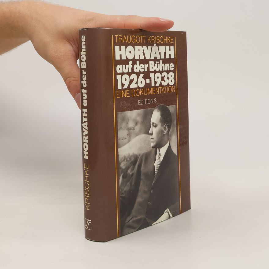 Traugott Krischke Horváth auf der Bühne