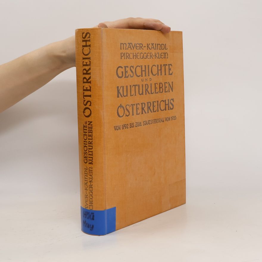 Adalbert Anton Klein Geschichte und Kulturleben Österreichs