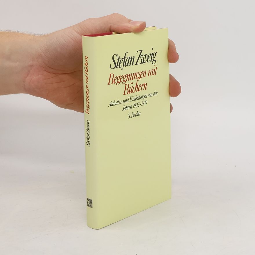 Stefan Zweig Begegnungen mit Büchern