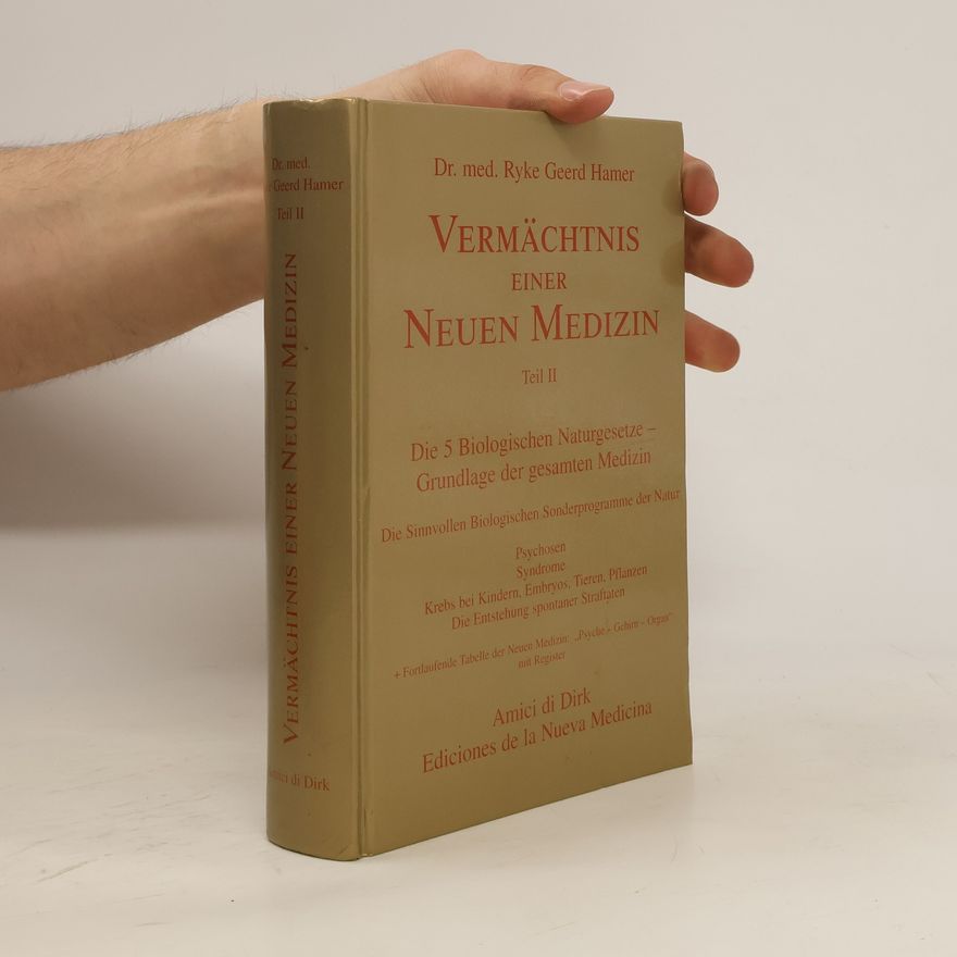 Ryke Geerd Hamer Vermächtnis einer neuen Medizin Teil I