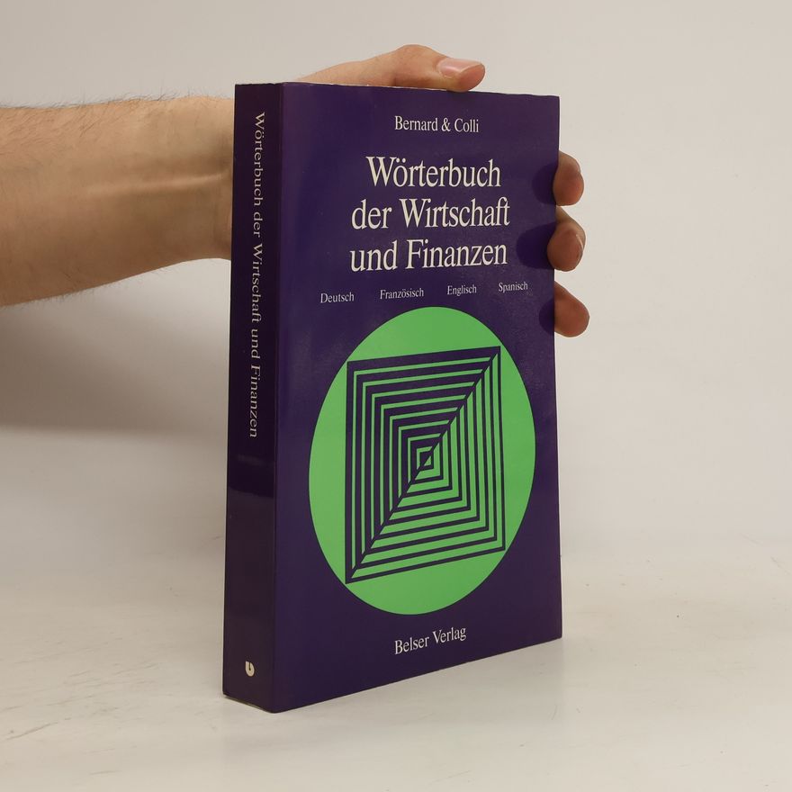 Yves Bernard Wörterbuch der Wirtschaft und Finanzen
