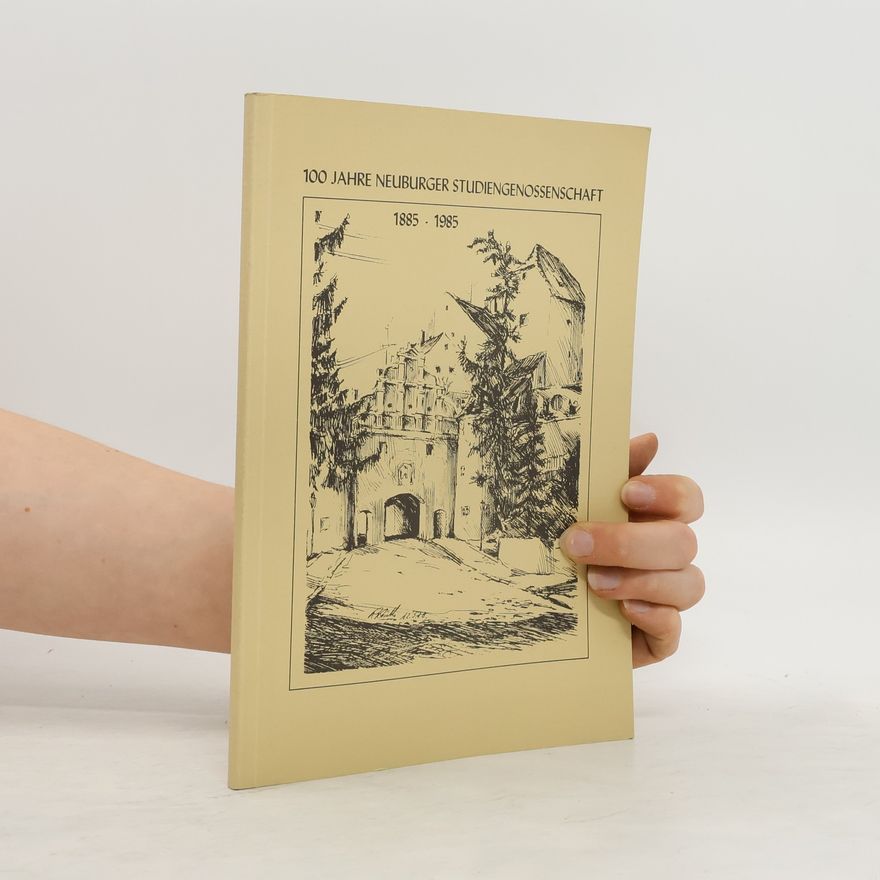 Karl Kühmoser 100 Jahre Neuburger Studiengenossenschaft