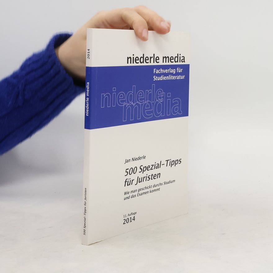 Jan Niederle 500 Spezial-Tipps für Juristen