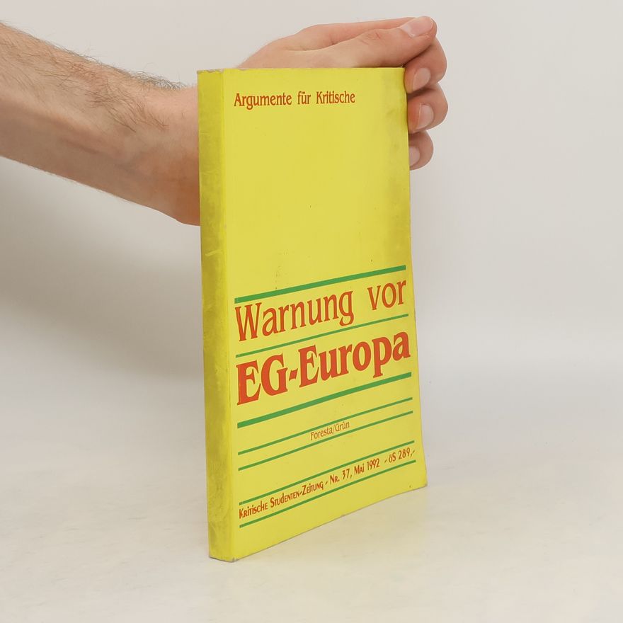 Collectif d'auteurs Warnung vor EG-Europa