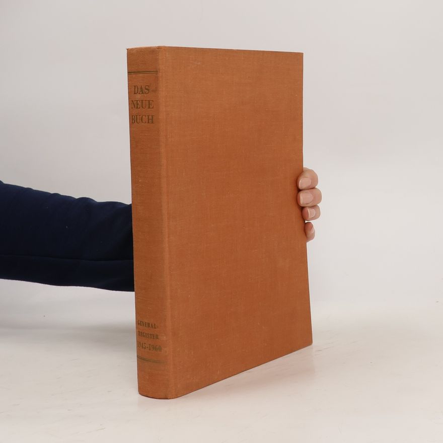 Auteurscollectief Das Neue Buch Generalregister 1945- 1960
