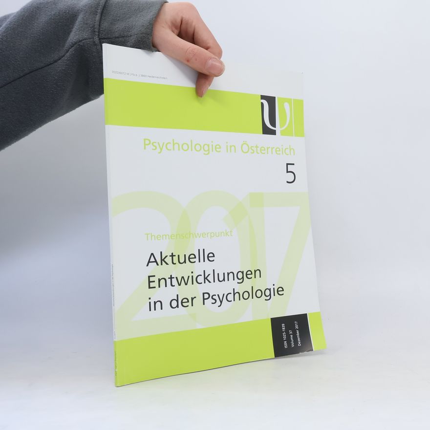 Various authors Aktuelle Entwicklungen in der Psychologie 5