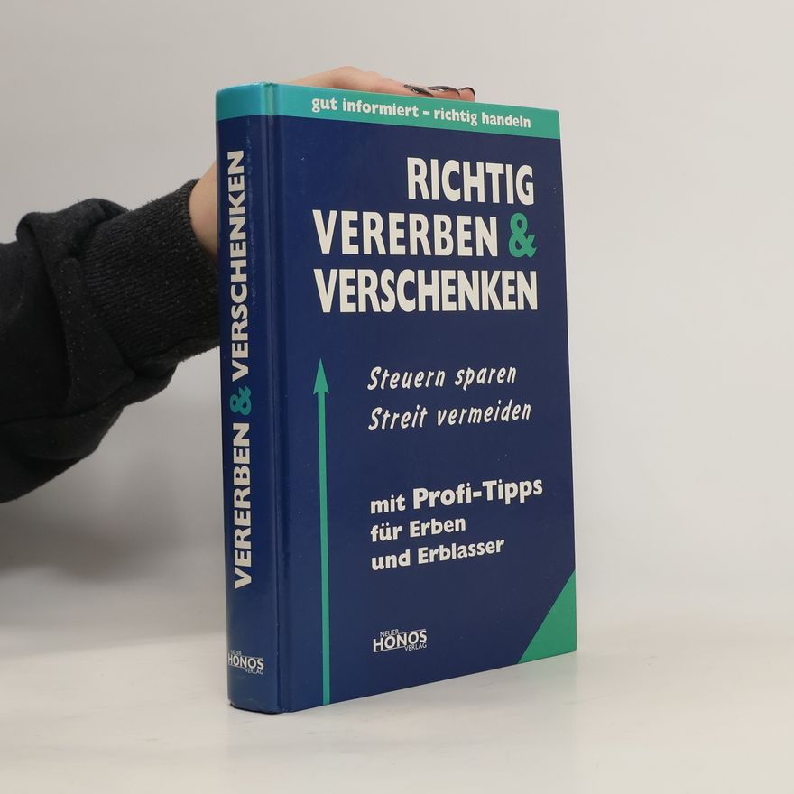 Bernd Wassermann Richtig vererben und verschenken