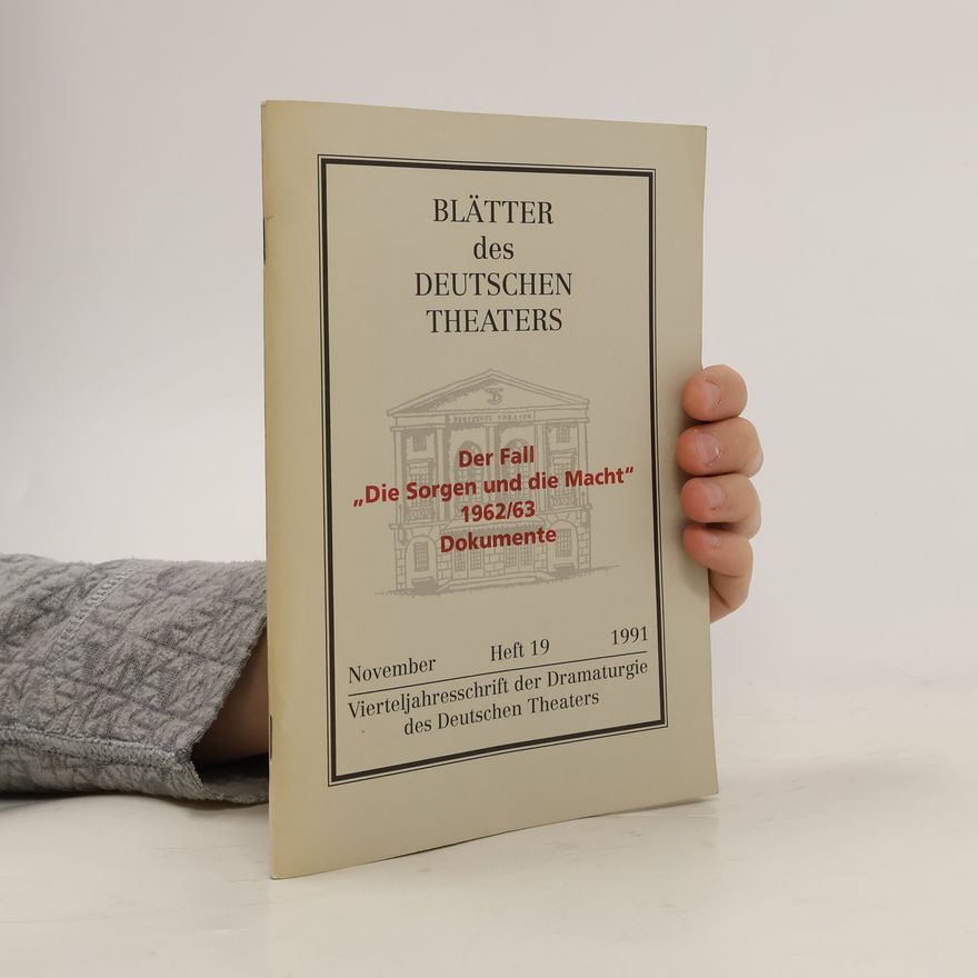 Autorenkollektiv Blätter des Deutschen Theaters, Heft 19