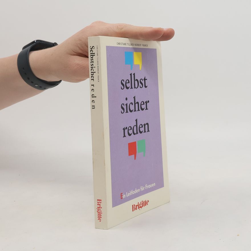 Christiane Tillner Selbstsicher reden