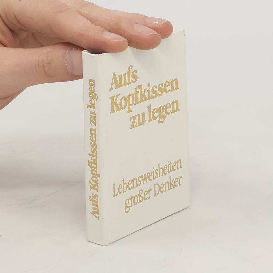 Autorenkollektiv Aufs Kopfkissen zu legen