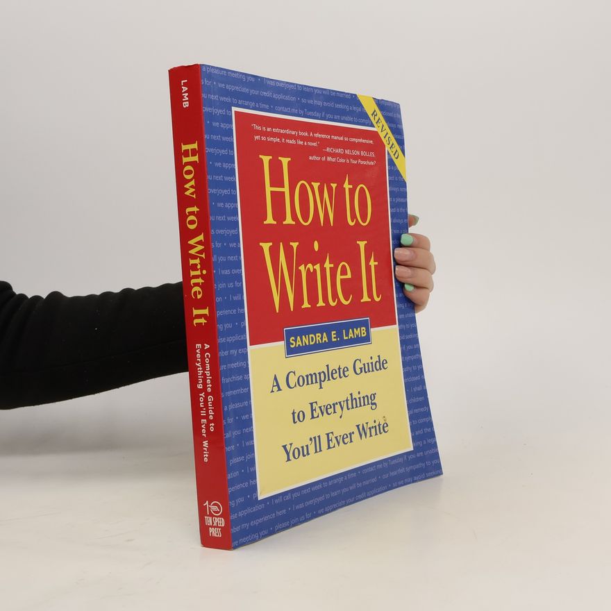 Sandra Lamb How to Write it