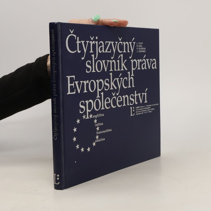 Pavel Svoboda Čtyřjazyčný slovník práva Evropských společenství