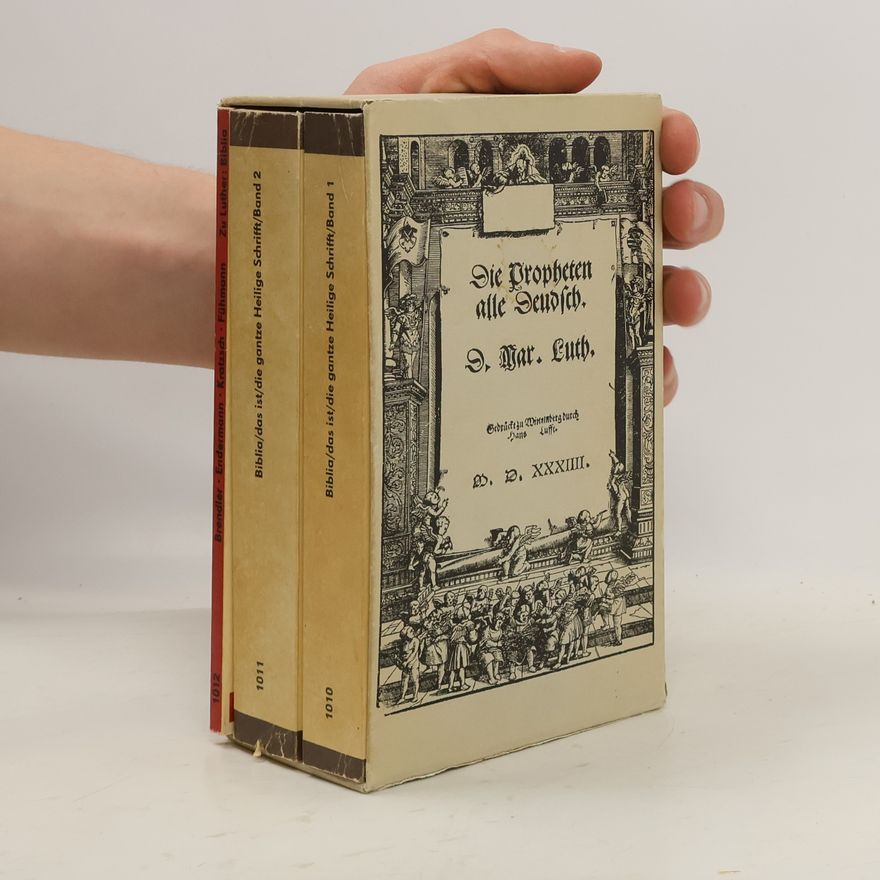 Kolektiv autorů Biblia/das ist/die gantze Heilige Schrifft 1-2