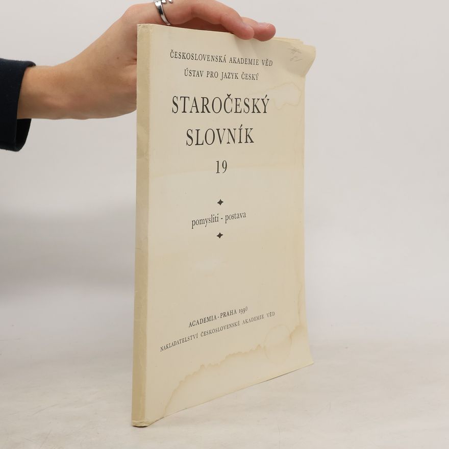Autorenkollektiv Staročeský slovník 19