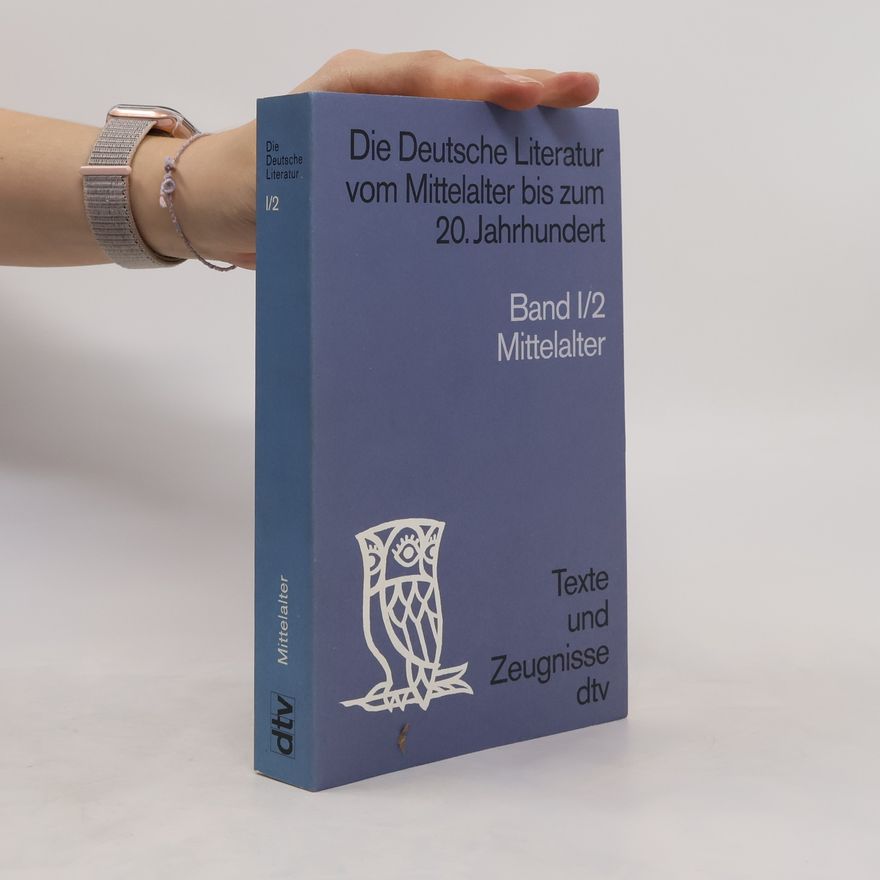 Walther Killy Die Deutsche Literatur vom Mittelalter bis zum 20. Jahrhundert I/2