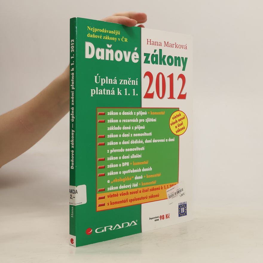 Hana Marková Daňové zákony 2012