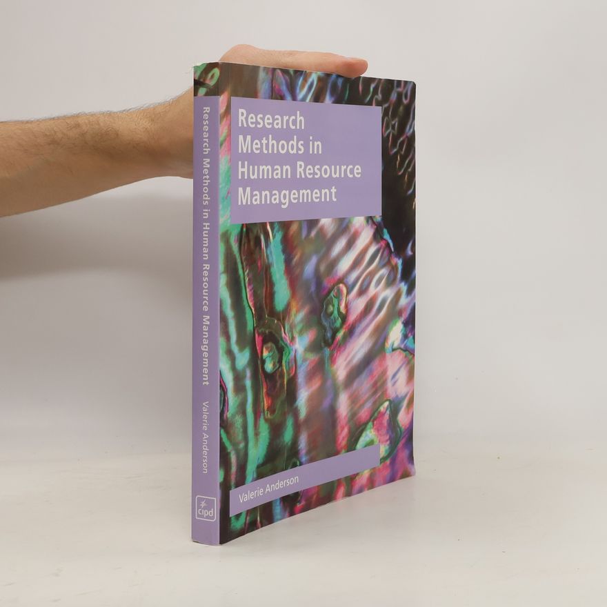 Valerie Anderson Research Methods in Human Resource Management