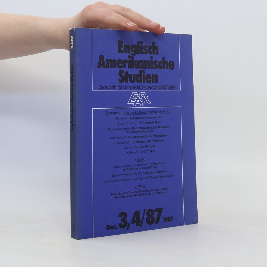 Collectif d'auteurs Englisch Amerikanische Studien 3,4/87