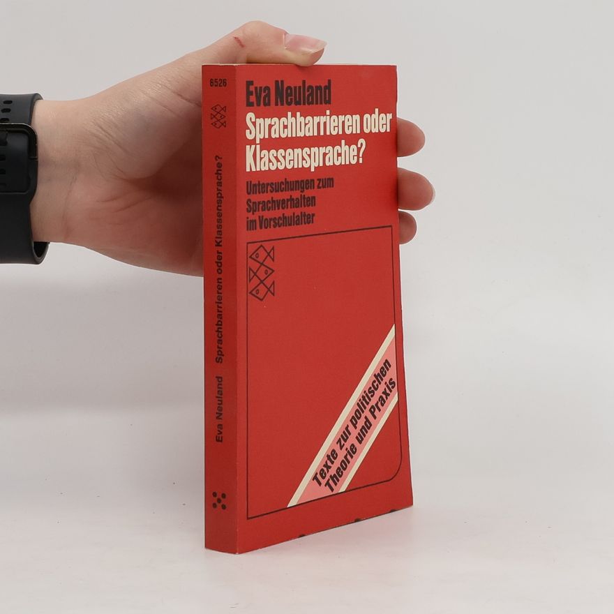 Eva Neuland Sprachbarrieren oder Klassensprache?