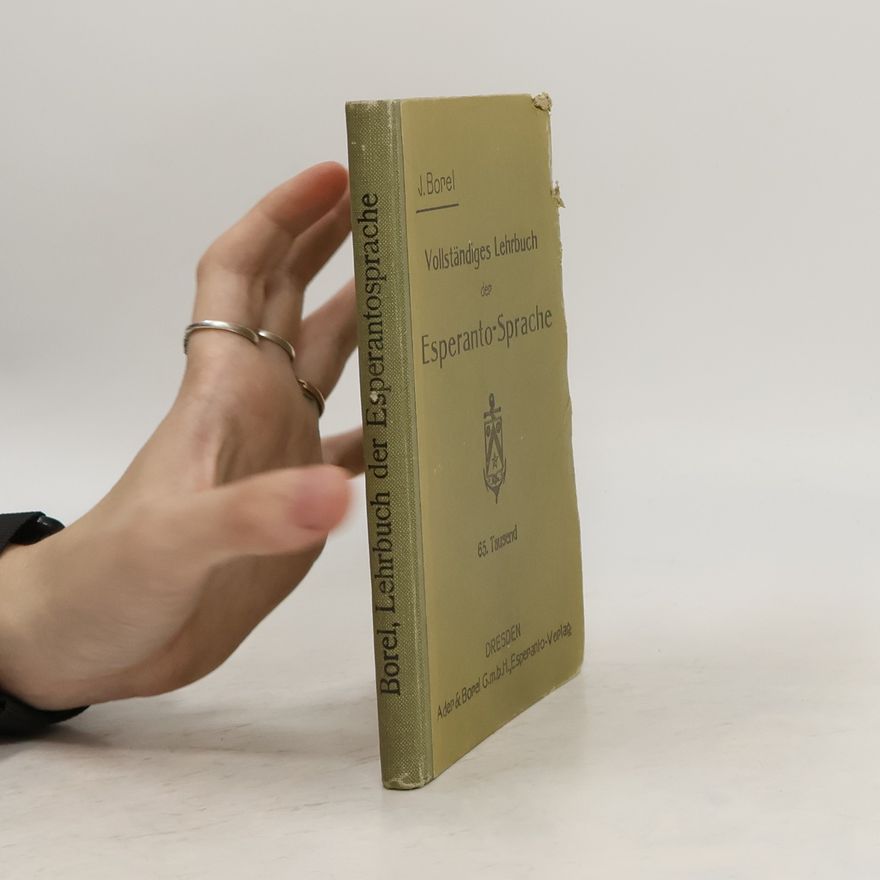 Jean Borel Vollständiges Lehrbuch der Esperanto-Sprache