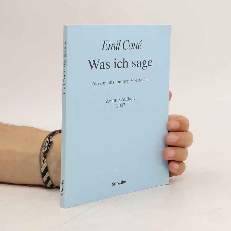 Emil Coué Was ich sage